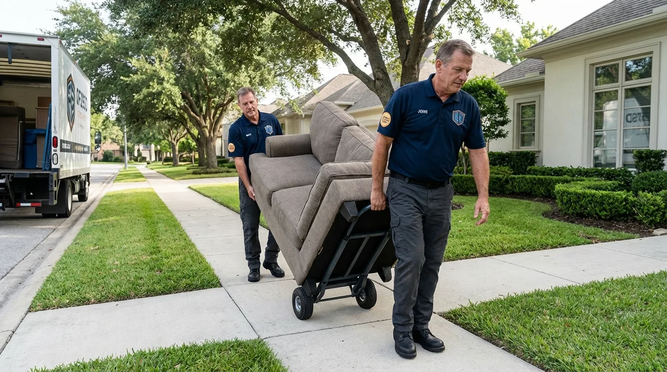 Local residential moving crew loading furniture in Winnemucca, NV